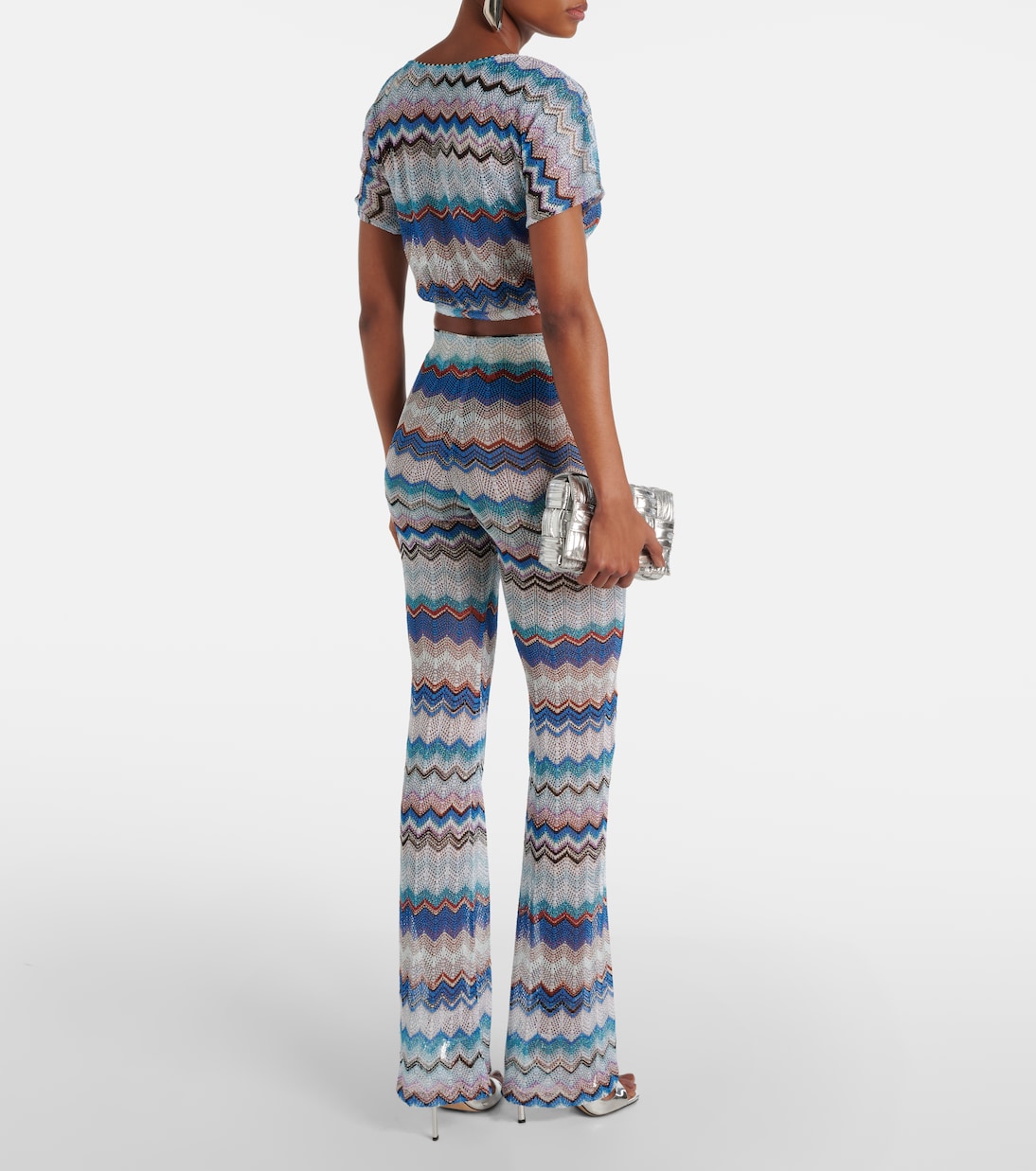 Crop top de punto calado zigzag | Missoni Mare