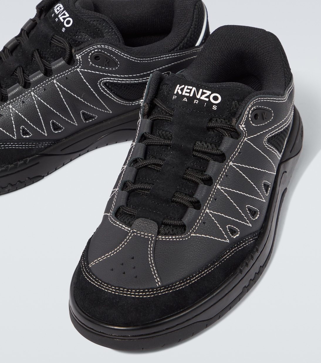PXT leather sneakers in black Kenzo Mytheresa