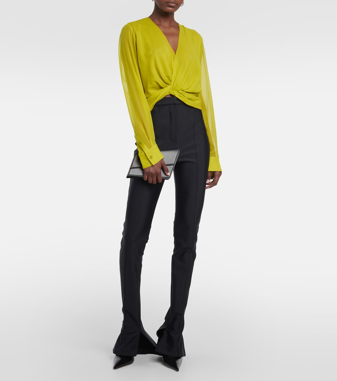 Springs silk georgette blouse | Christopher Esber