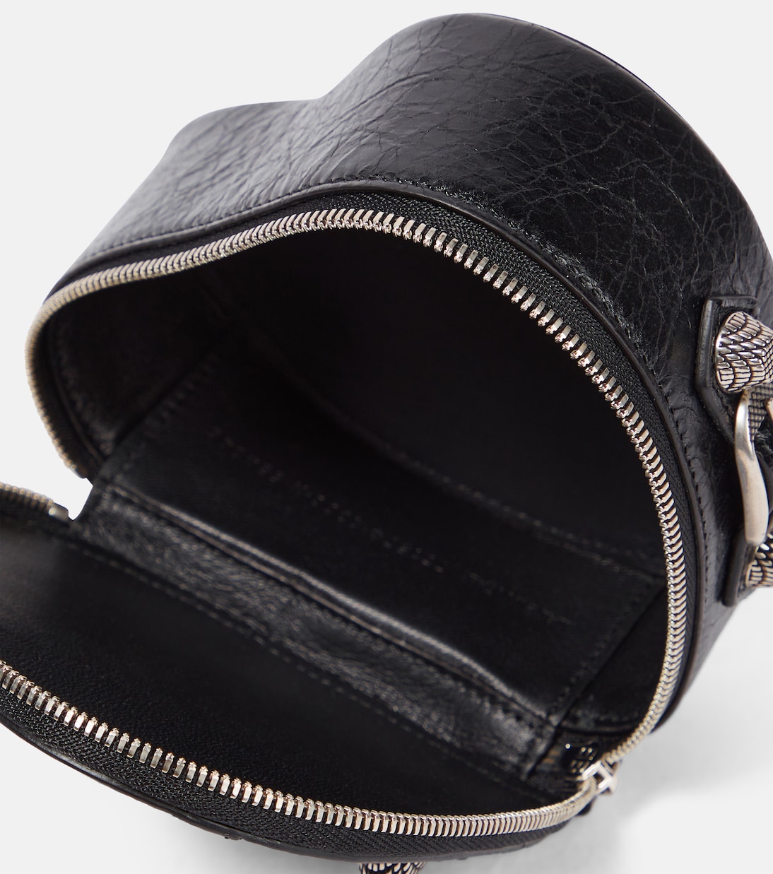 BALENCIAGA Portamonete in pelle con cuore Le Cagole per stile giovane e trendy