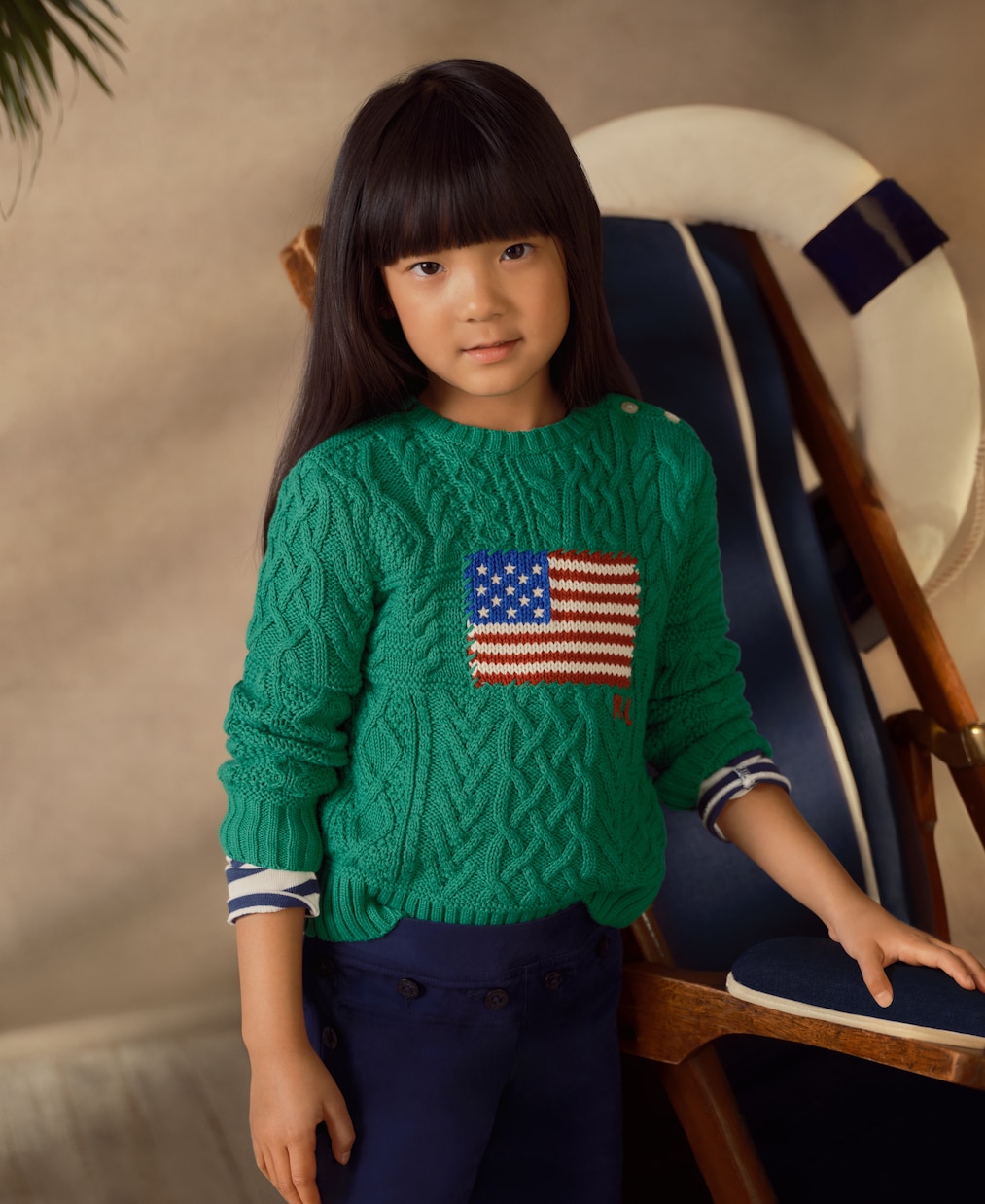 Pullover in cotone a trecce | Polo Ralph Lauren Kids