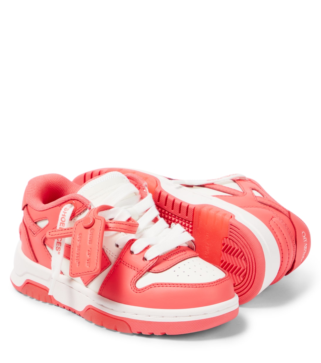 Out Of Office leather sneakers | Off-White Kids