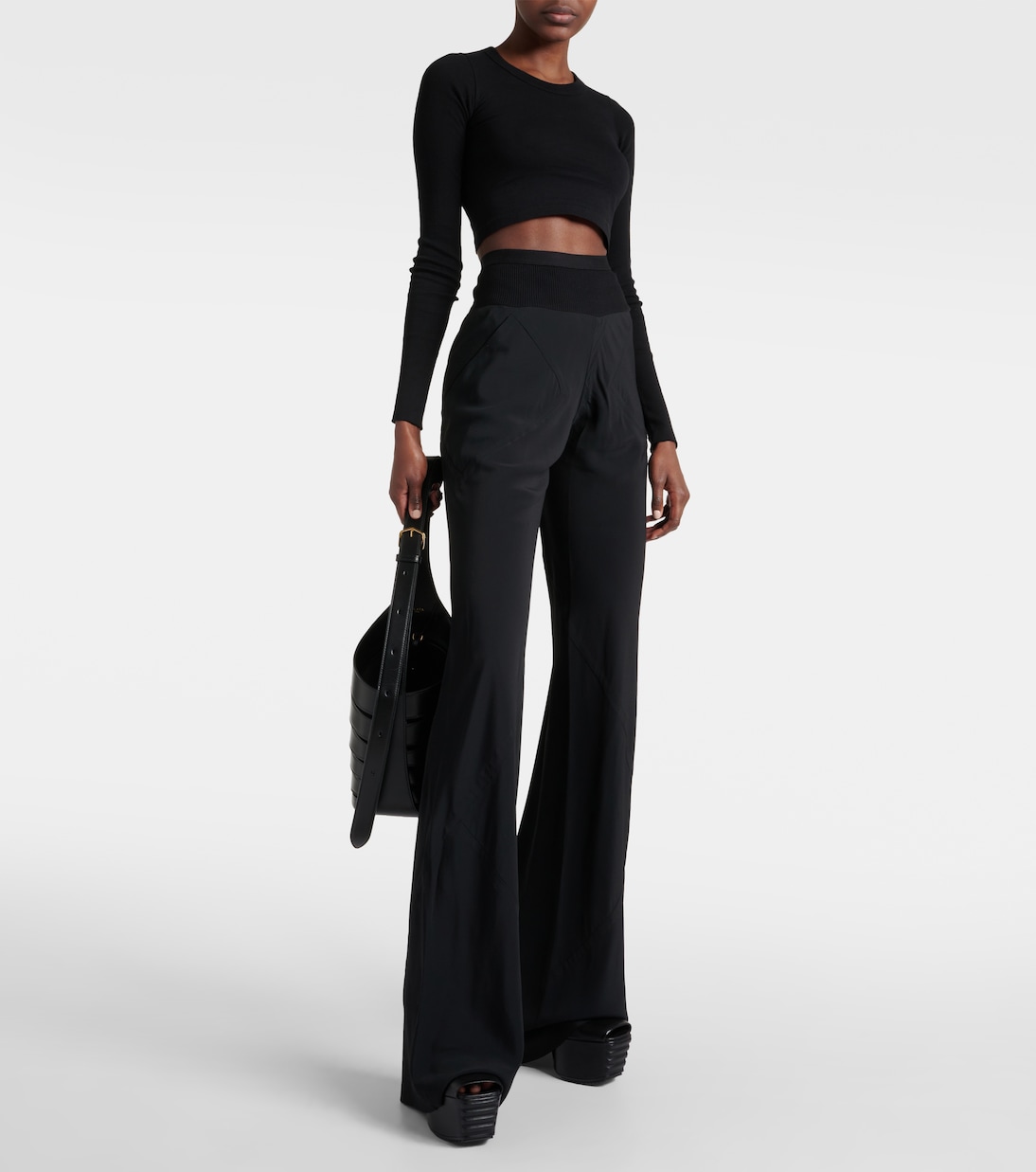High-rise wide-leg pants | Rick Owens