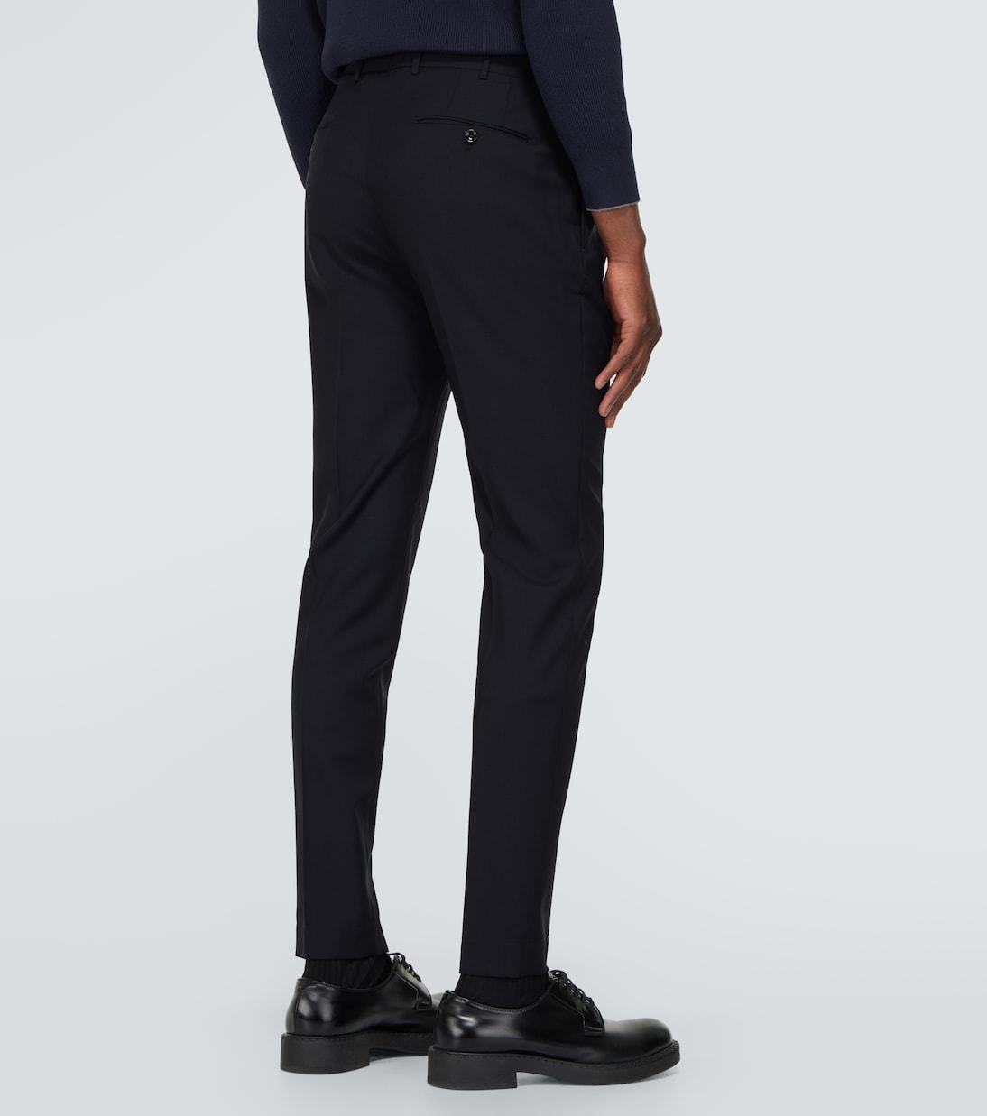 Pantalones slim de lana virgen | Incotex