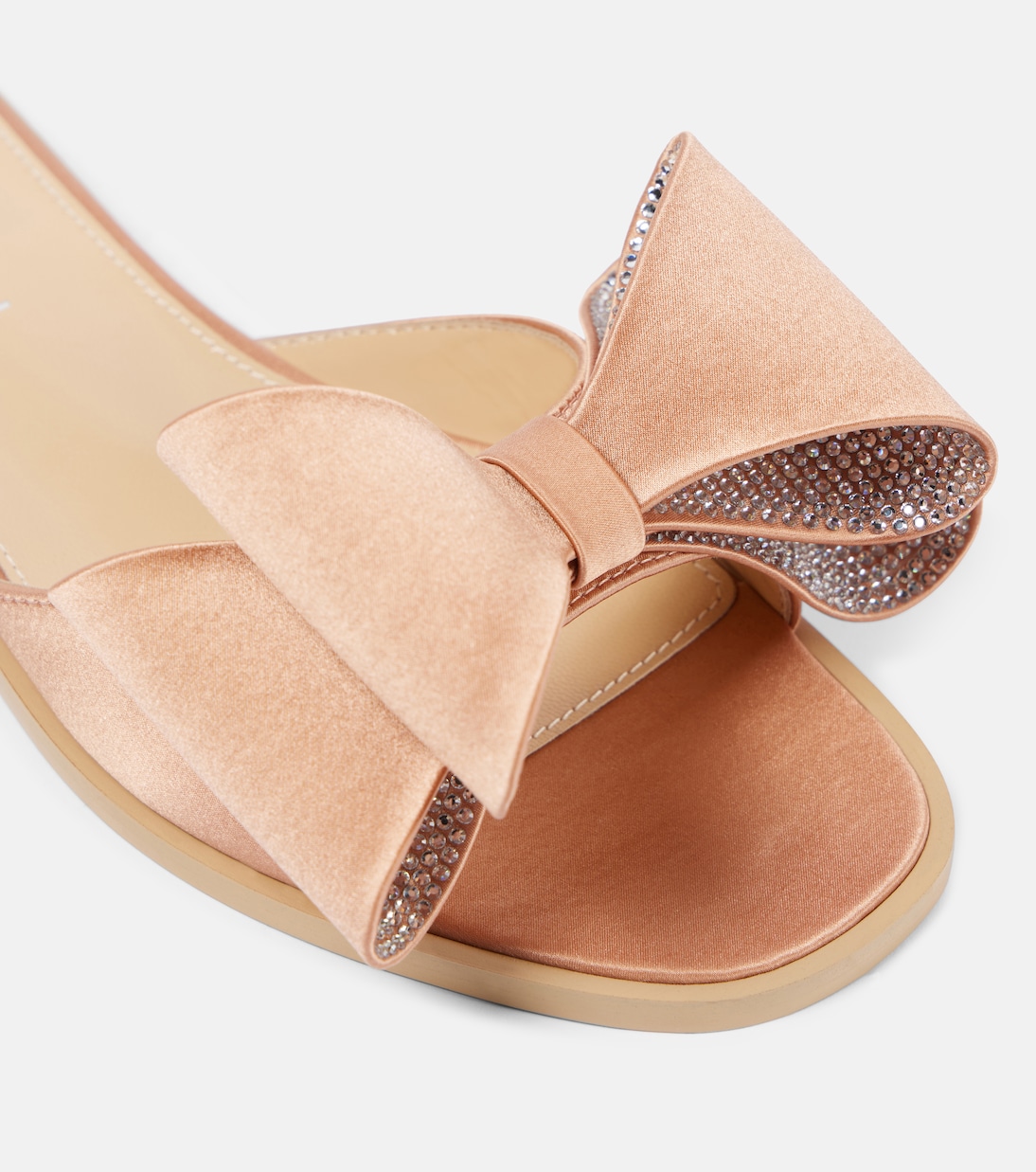 Sandali Le Cadeau Double Bow in raso | Mach & Mach