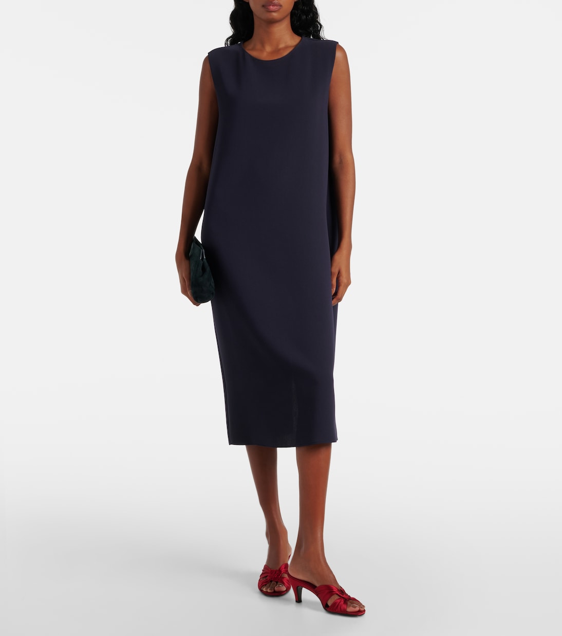 Mules Soft Knot 65 en satin | The Row