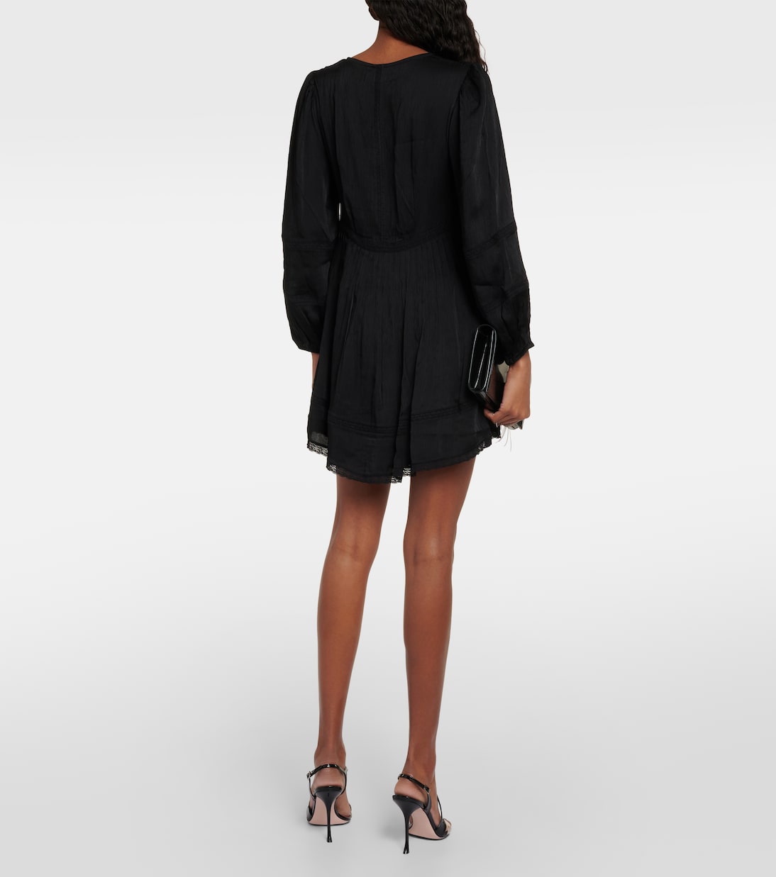 Vestido corto Bethel con encaje | Velvet