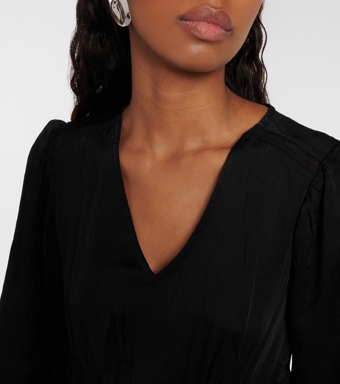 Vestido corto Bethel con encaje | Velvet