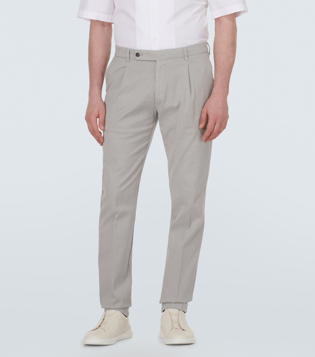 Pantalones chinos slim de tiro medio | Thom Sweeney