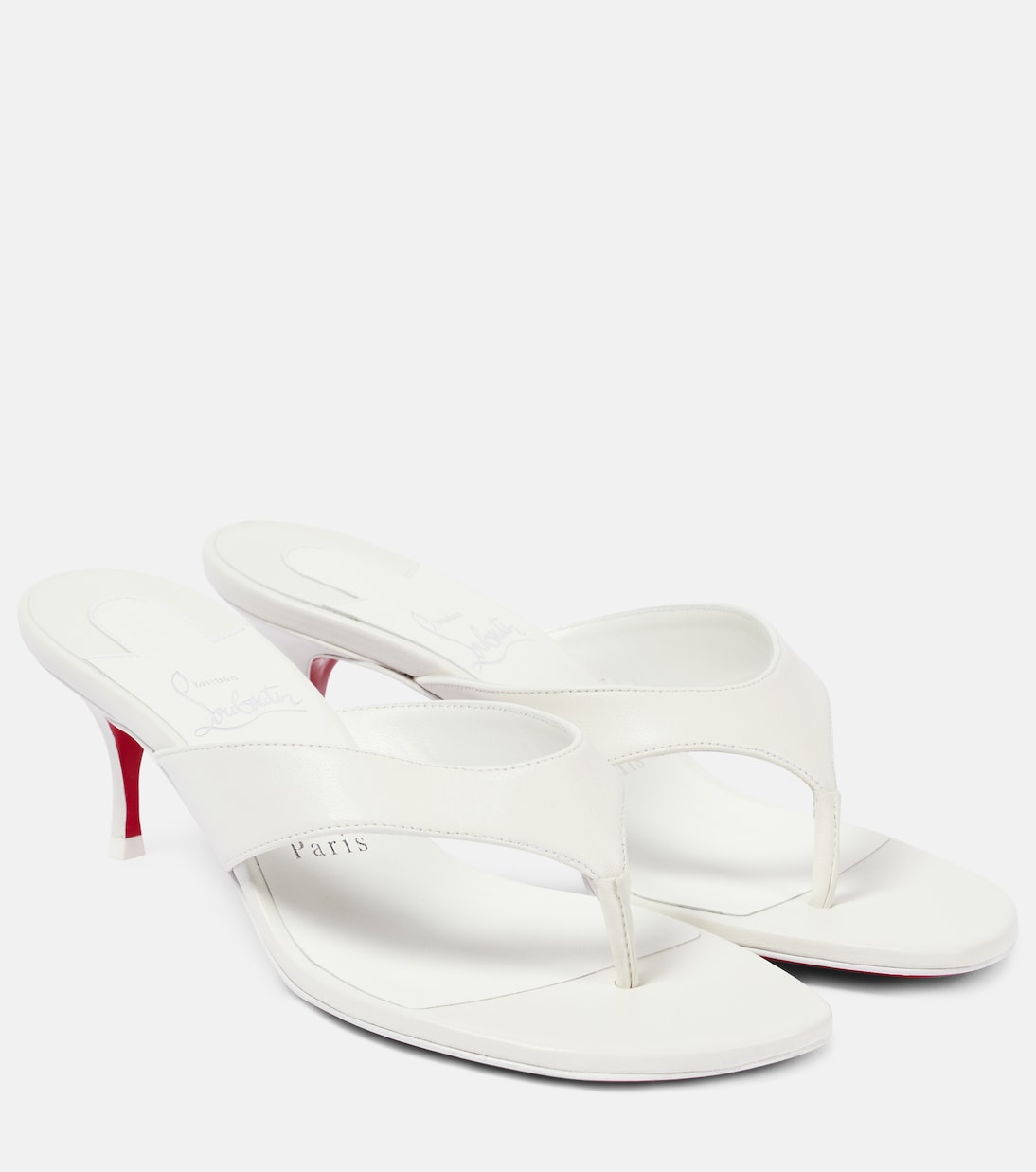 Panoletten Raratonga 55 aus Leder | Christian Louboutin