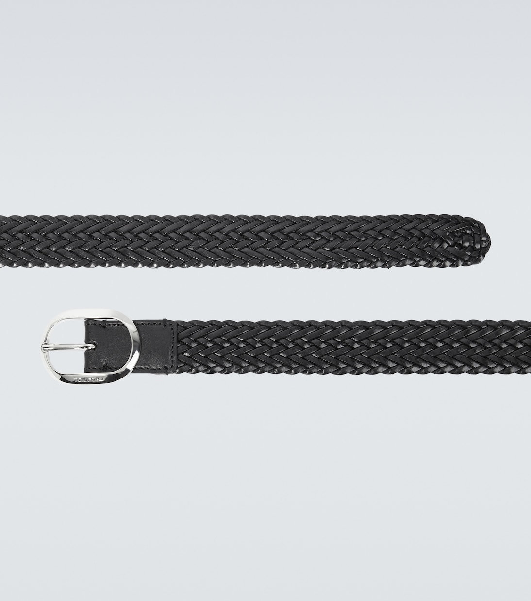 Woven leather belt | Tom Ford