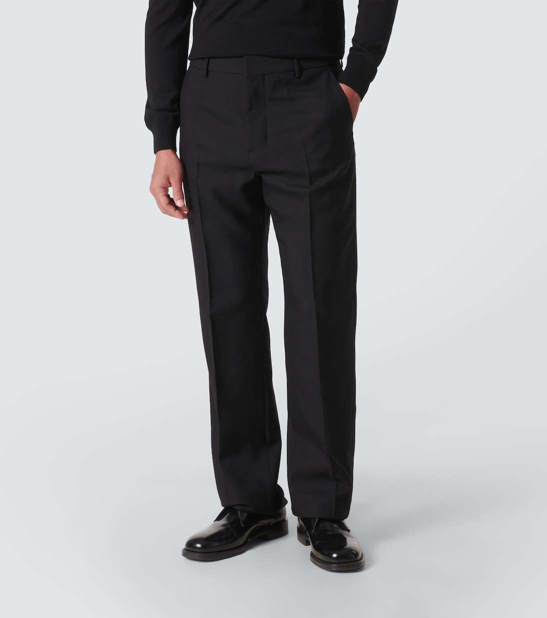 Pleated virgin wool pants | Ami Paris