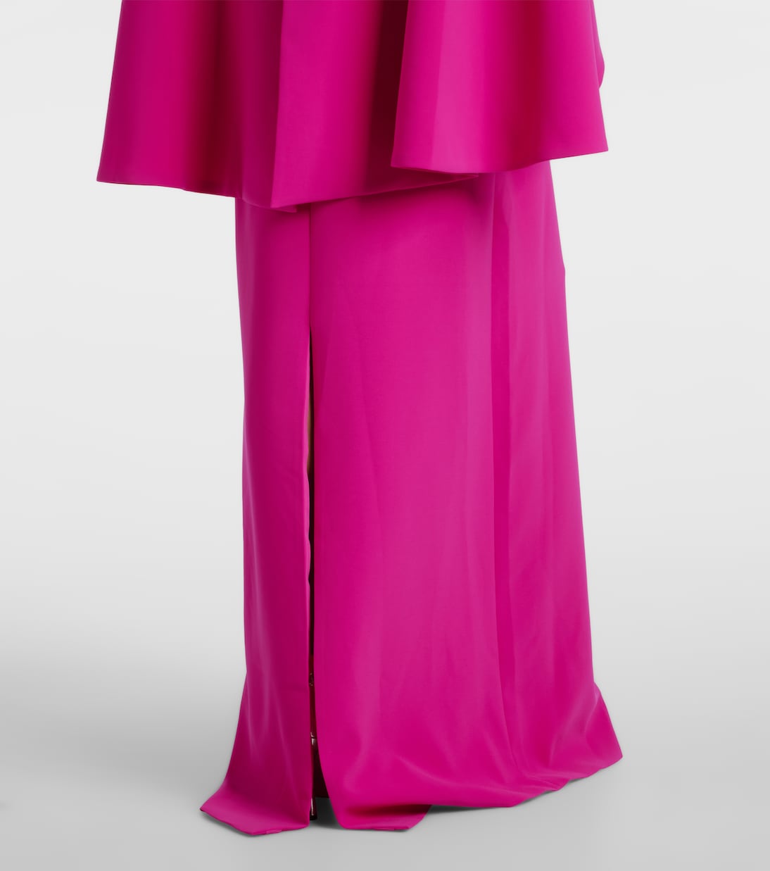 Elin embellished caped crêpe gown | Costarellos