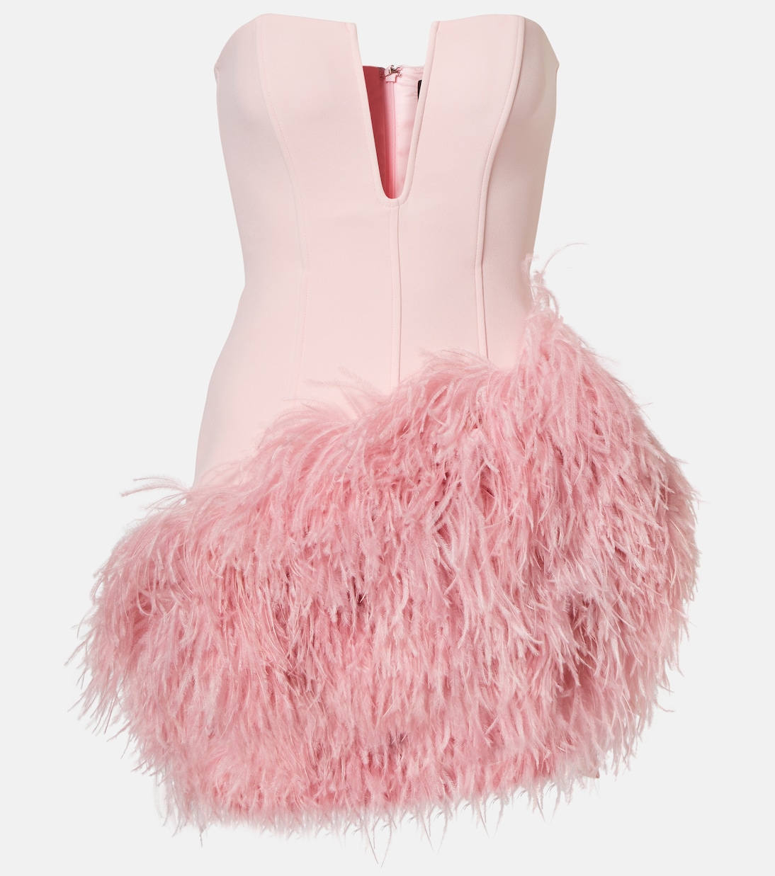 Minikleid mit Federn | David Koma