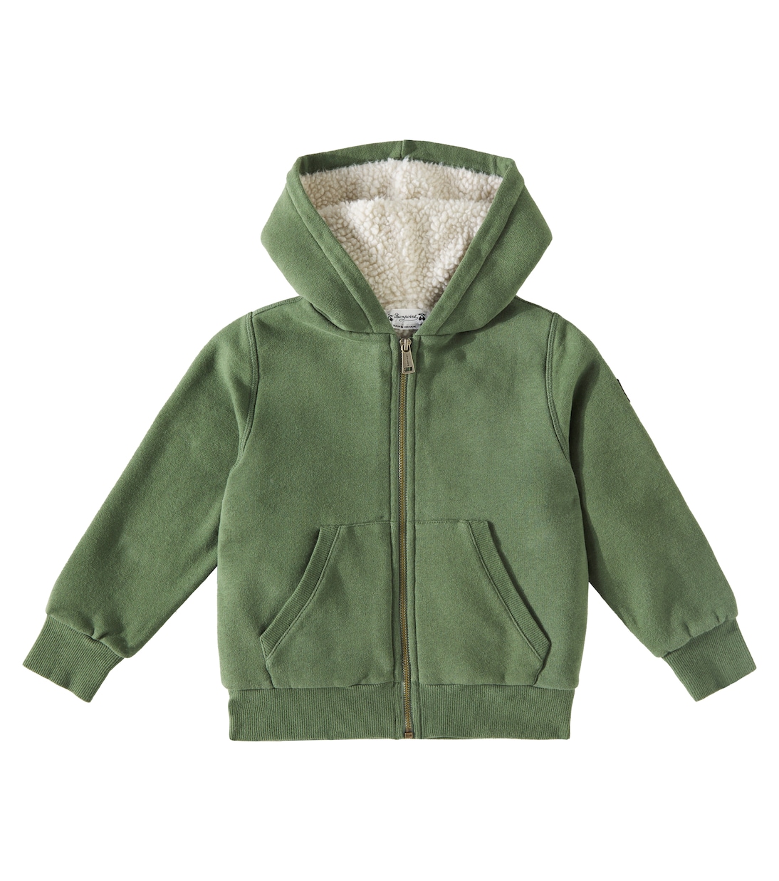 Felpa Bradford in misto cotone con zip e cappuccio | Bonpoint
