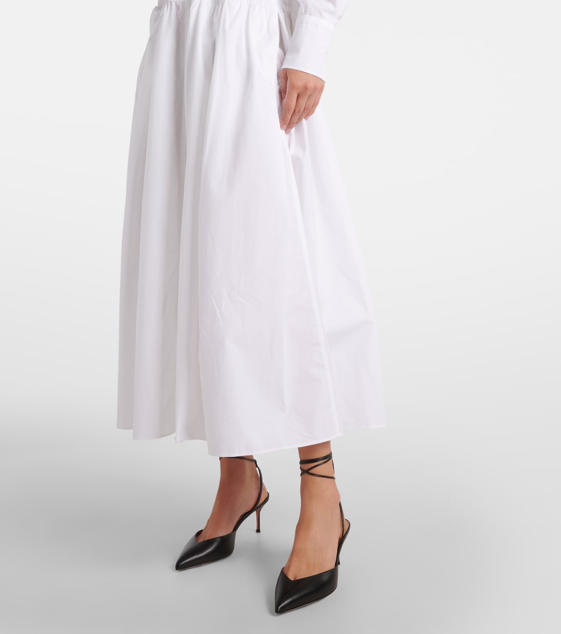 Hemdblusenkleid aus Baumwollpopeline | Patou