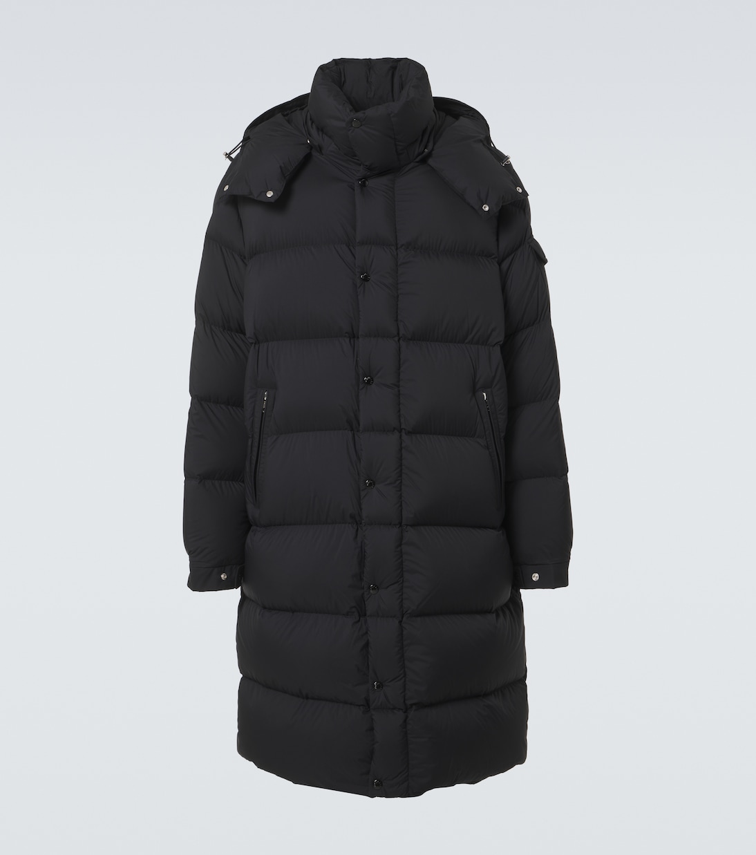 Hanoverian quilted down parka in black Moncler Mytheresa