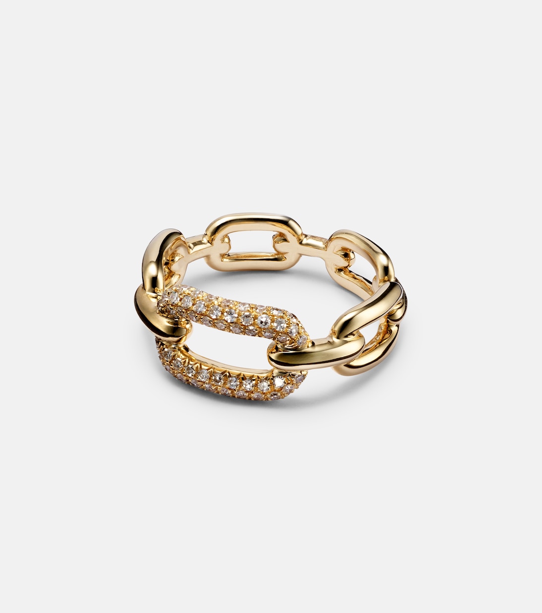 Bague Cable Link en or 18 ct et diamants | Shay Jewelry