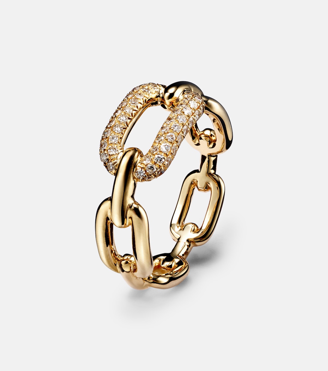 Bague Cable Link en or 18 ct et diamants | Shay Jewelry