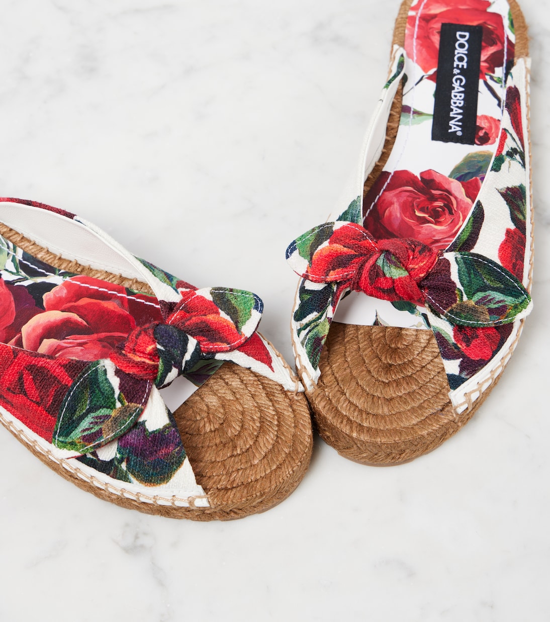 Espadrilles à fleurs | Dolce&Gabbana