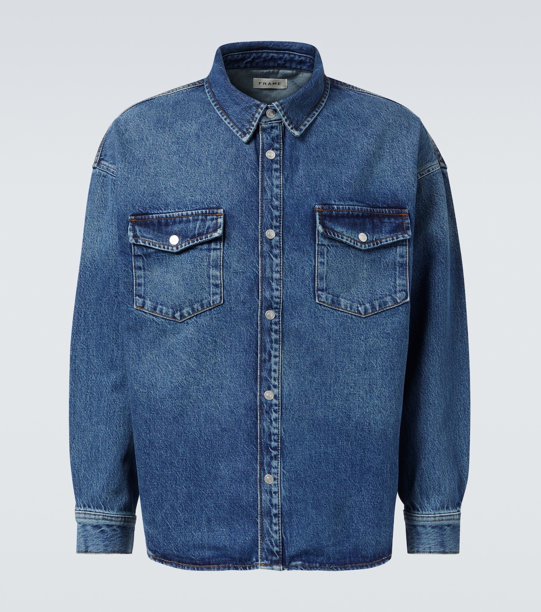 Hemdjacke aus Denim | Frame