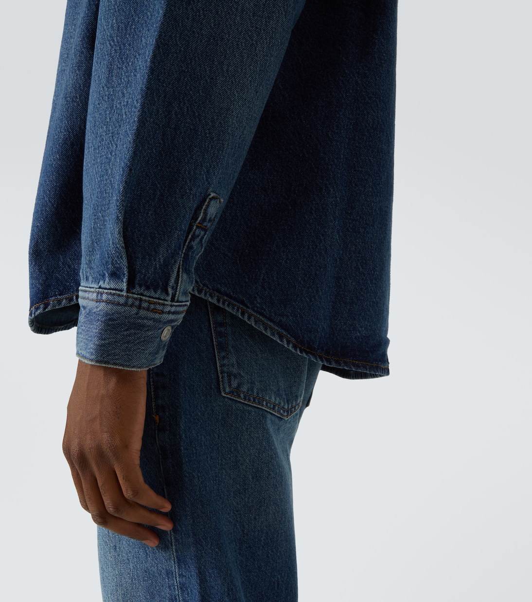 Hemdjacke aus Denim | Frame