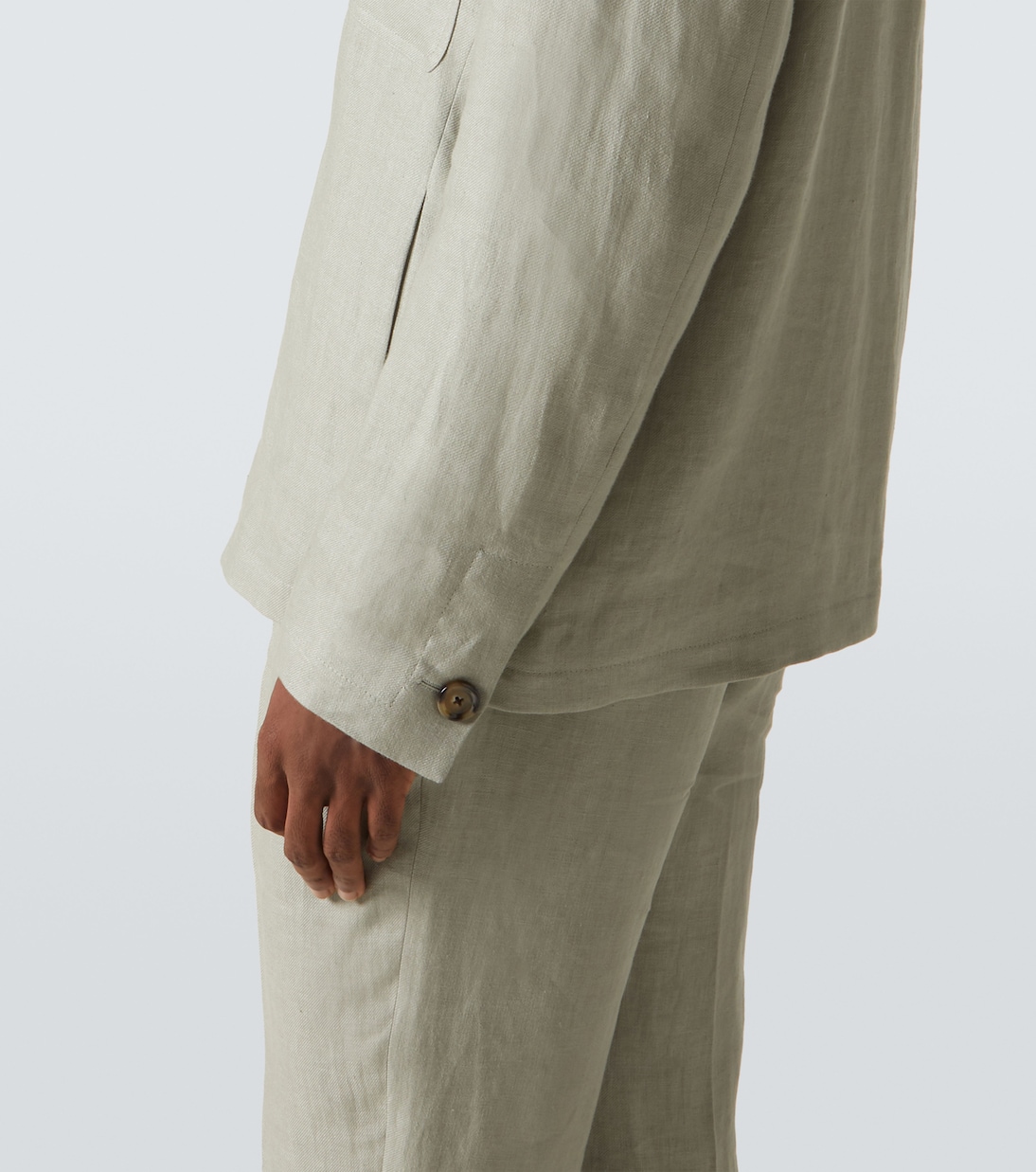Hemdjacke aus Leinen | Lardini