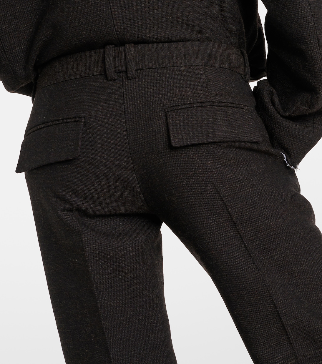 Pantaloni regular Selvie in misto cotone | The Row