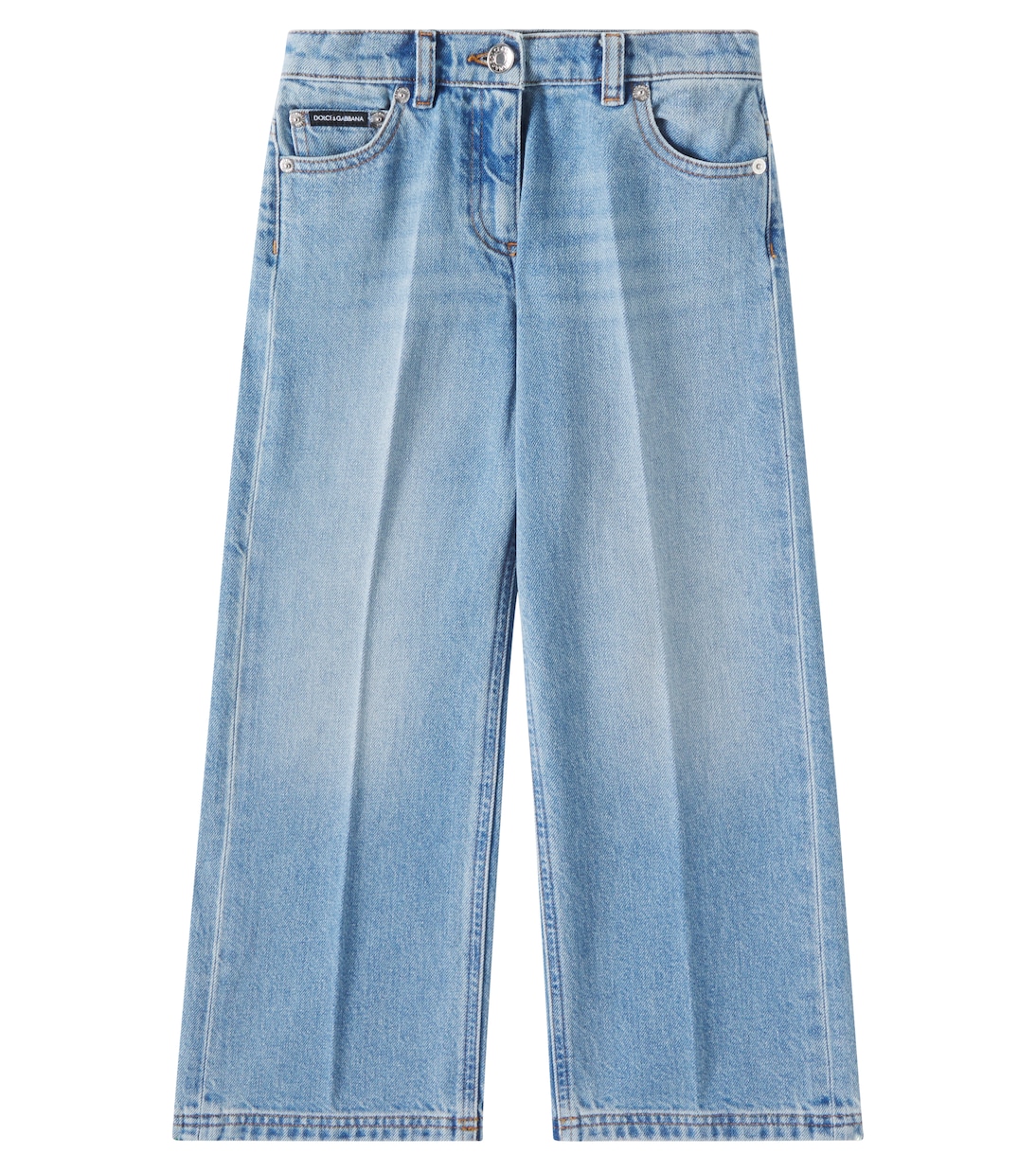Mid-rise straight jeans | Dolce&Gabbana Kids