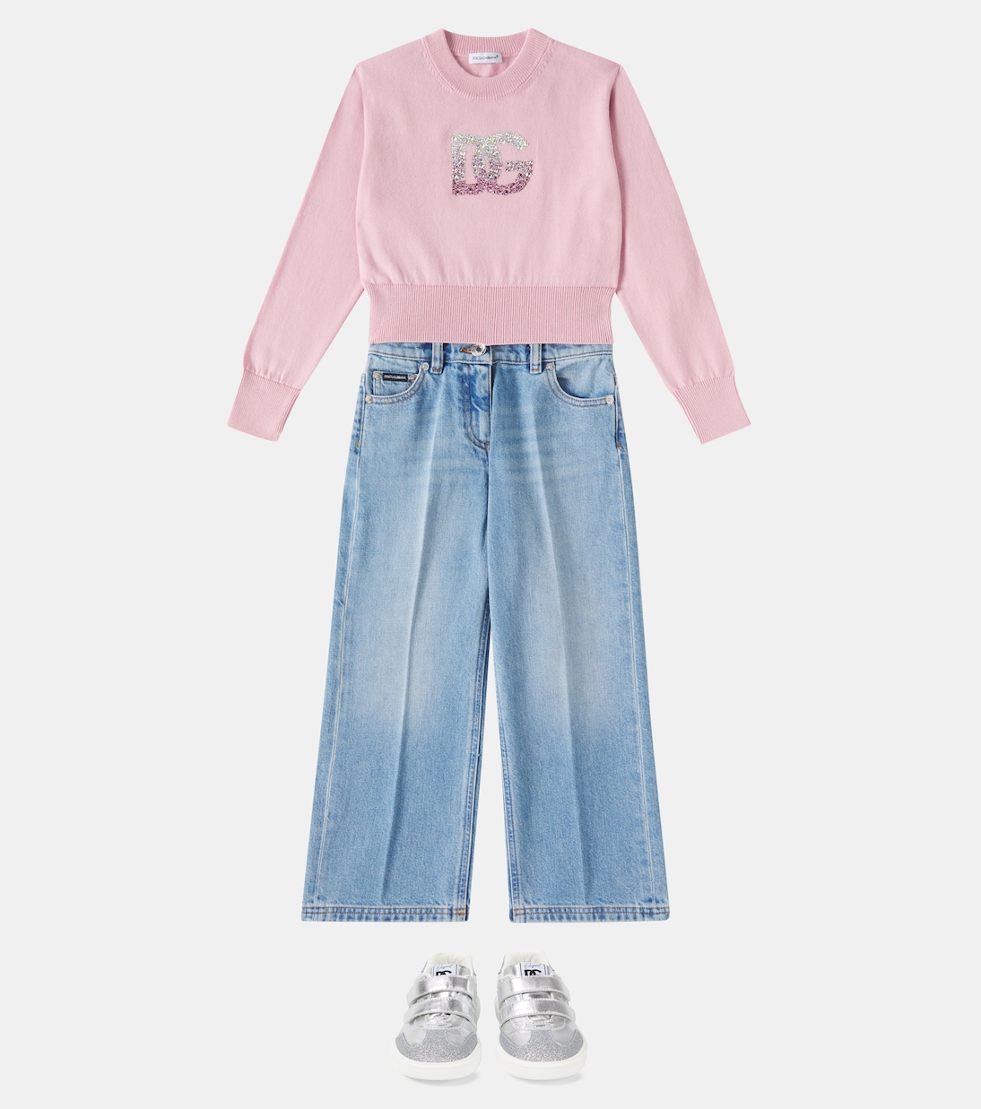 Mid-rise straight jeans | Dolce&Gabbana Kids