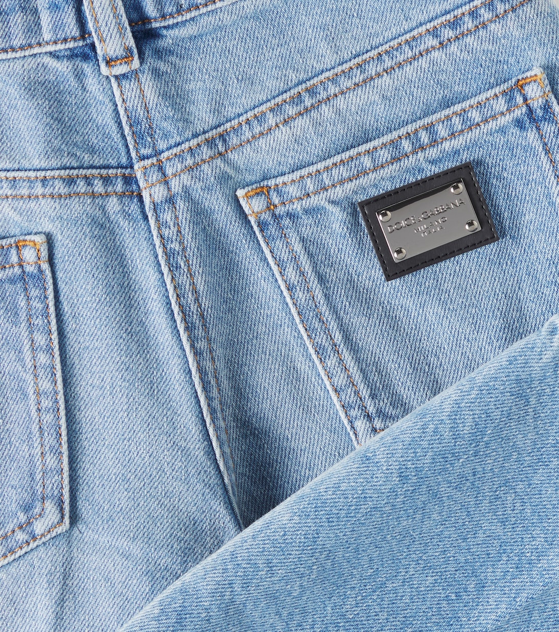 Mid-rise straight jeans | Dolce&Gabbana Kids