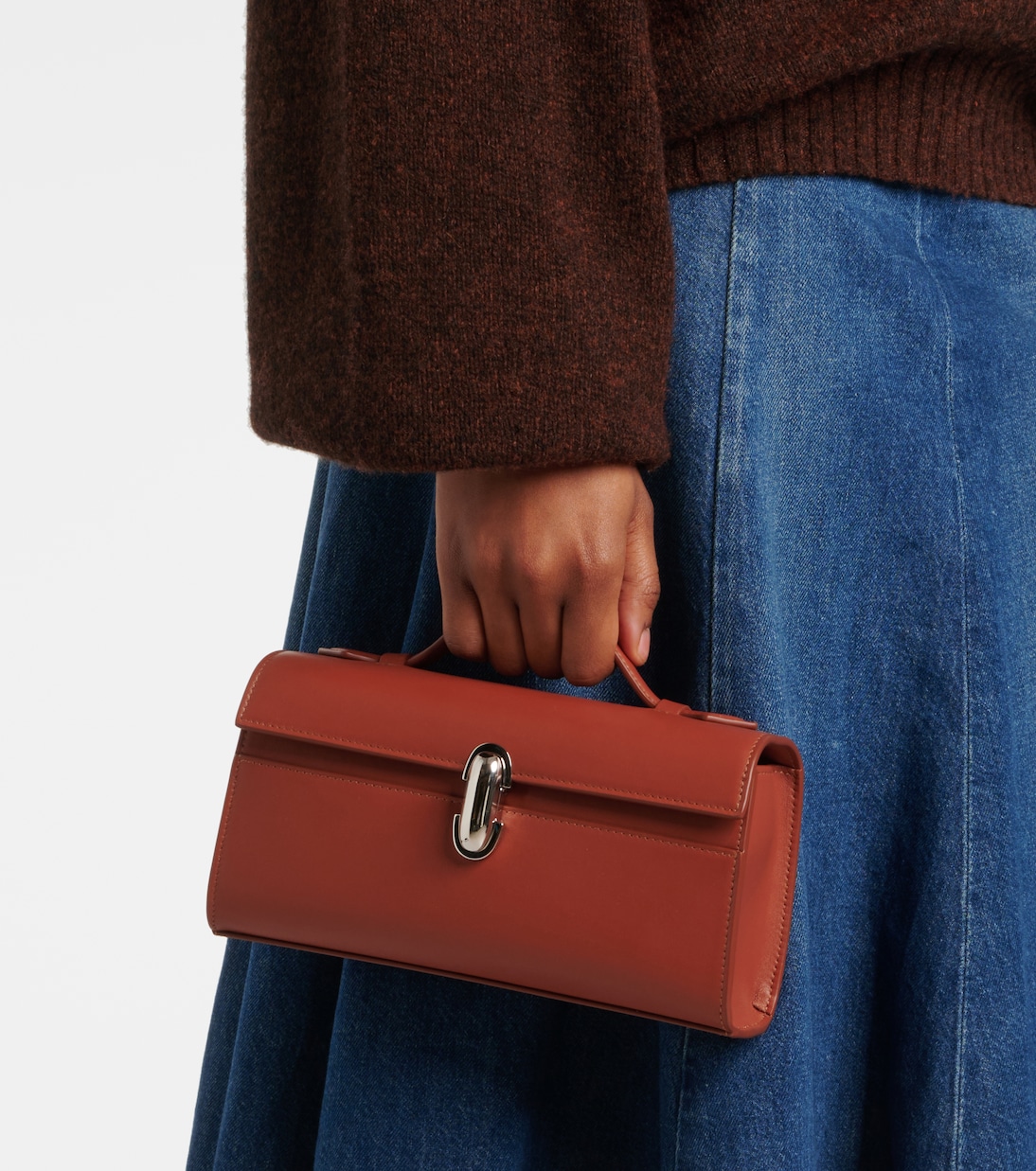 Borsa Symmetry Pochette in pelle | Savette