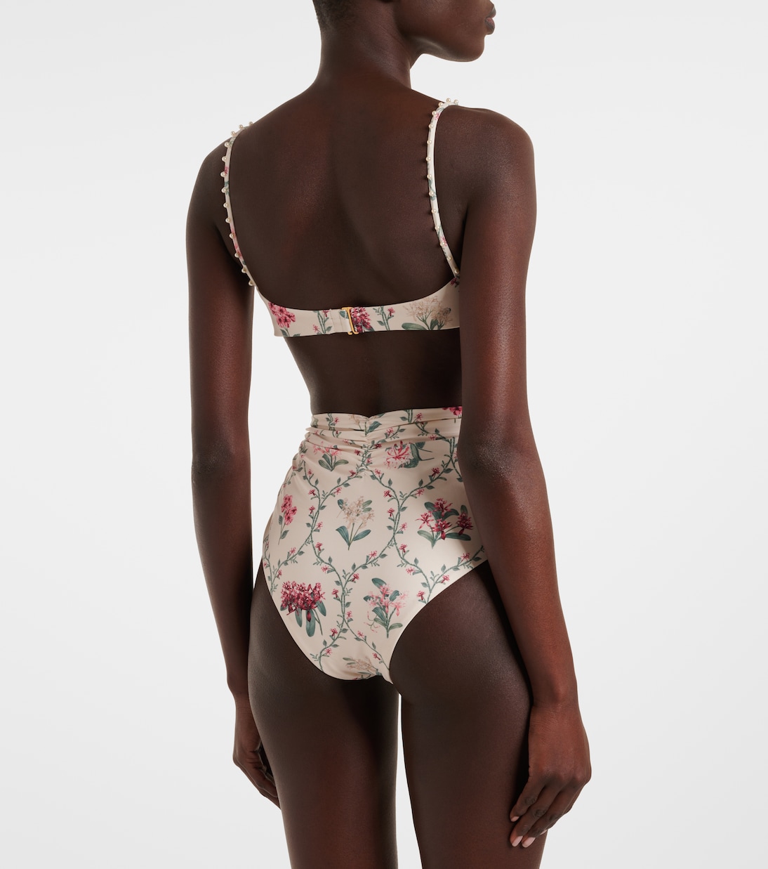 Magdalena floral bikini top | Agua by Agua Bendita