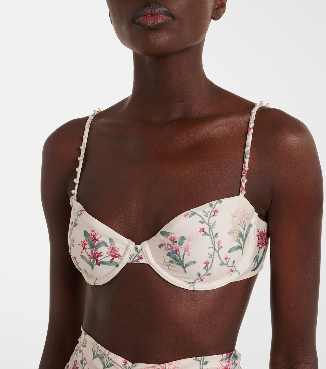 Magdalena floral bikini top | Agua by Agua Bendita