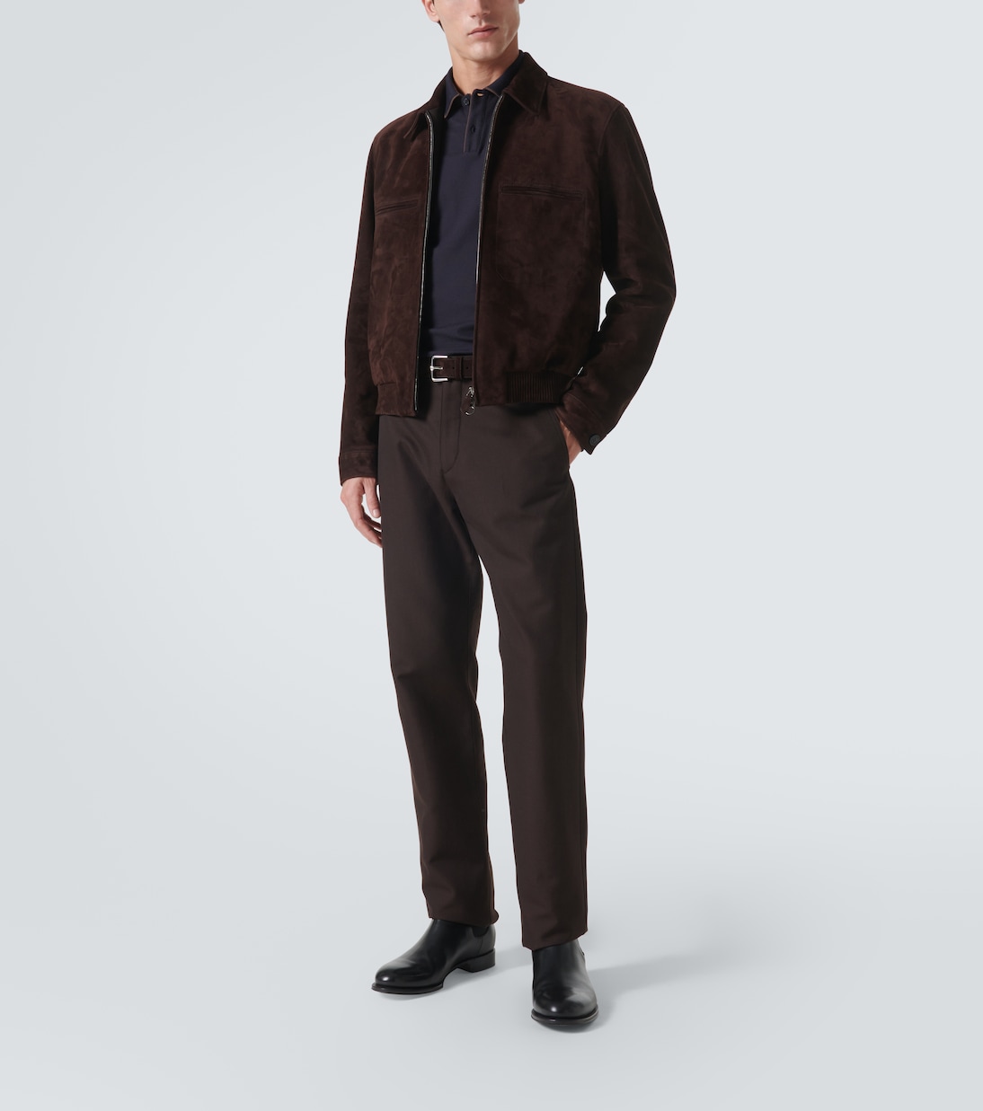 Polo Brentwood in piqué di misto cotone | Loro Piana
