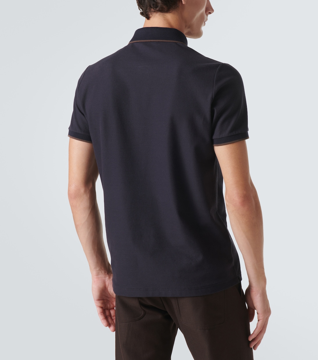 Polo Brentwood in piqué di misto cotone | Loro Piana