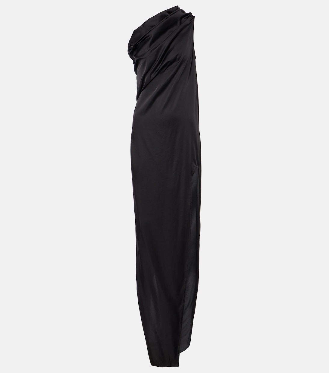 Abito lungo Athena con ruches | Rick Owens