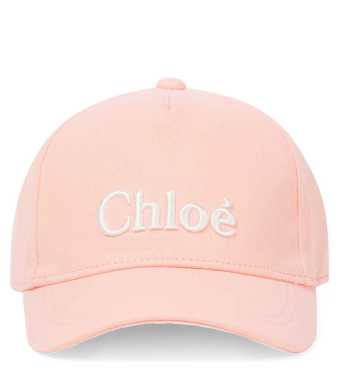 Cappello da baseball in cotone con logo | Chloé Kids