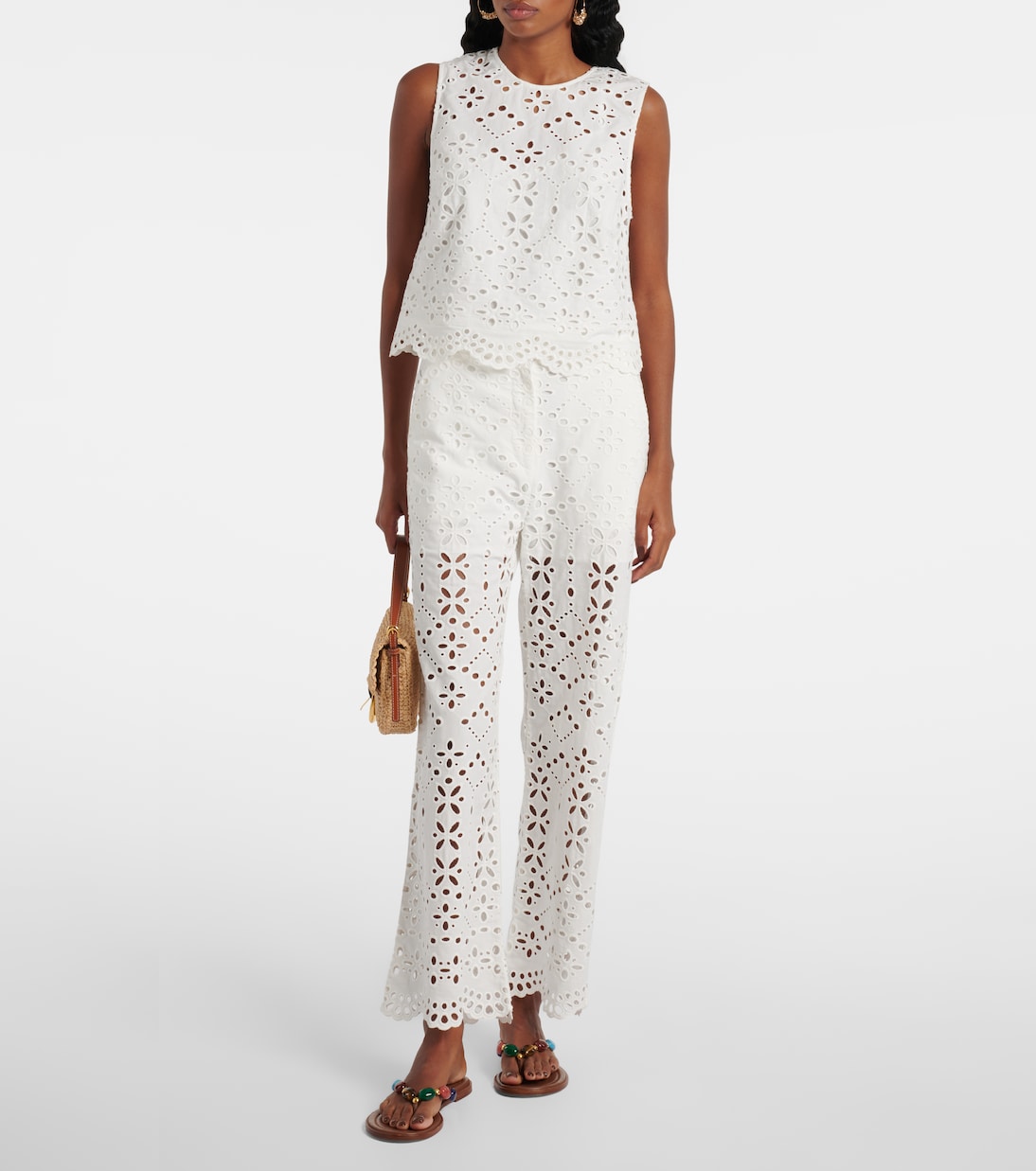 Top Adelyn in cotone sangallo | Veronica Beard