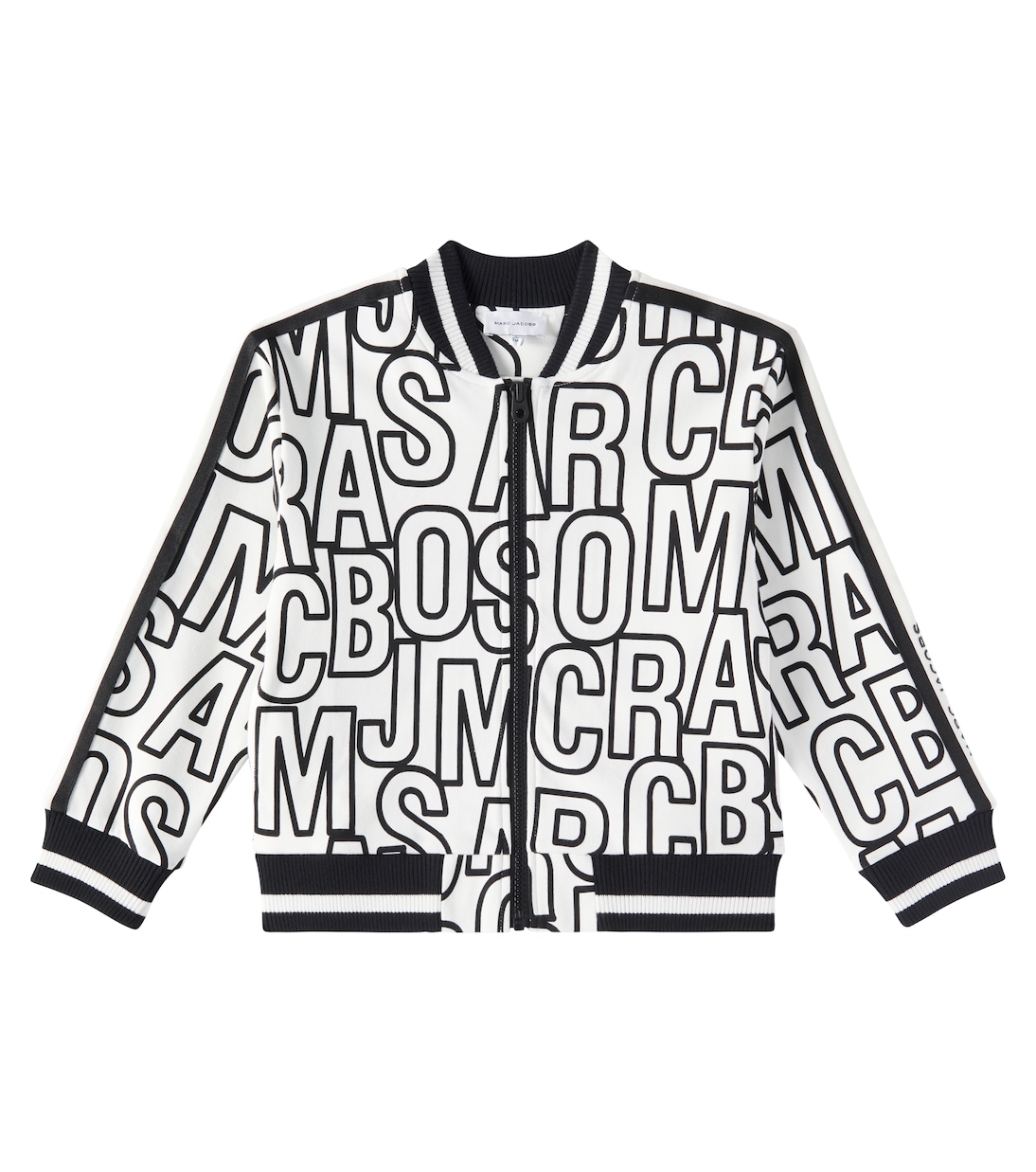 Logo printed cotton bomber jacket | Marc Jacobs Kids