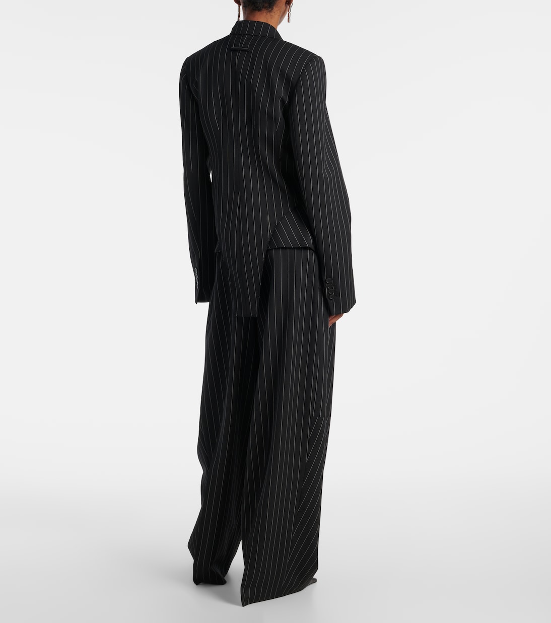 Blazer in lana vergine a righe | Jean Paul Gaultier