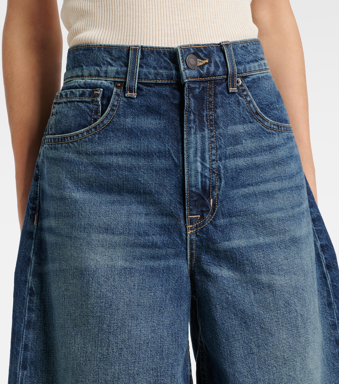 High-Rise Jeansshorts | Nili Lotan
