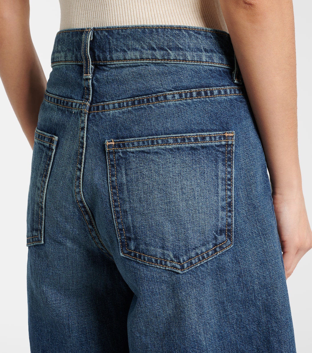 High-Rise Jeansshorts | Nili Lotan