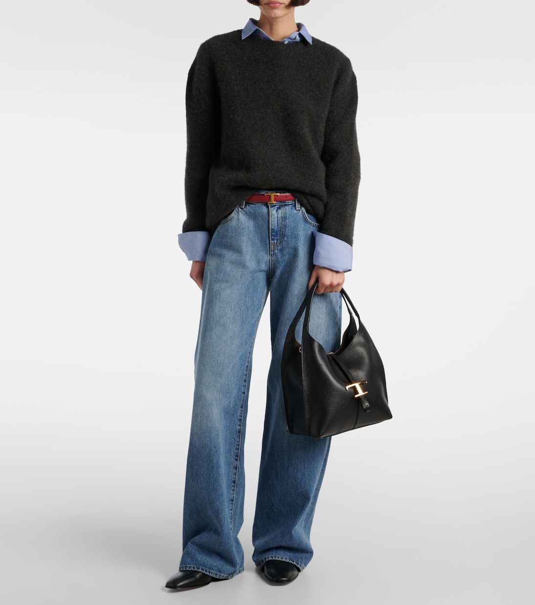 Schultertasche T Timeless Medium aus Leder | Tod's