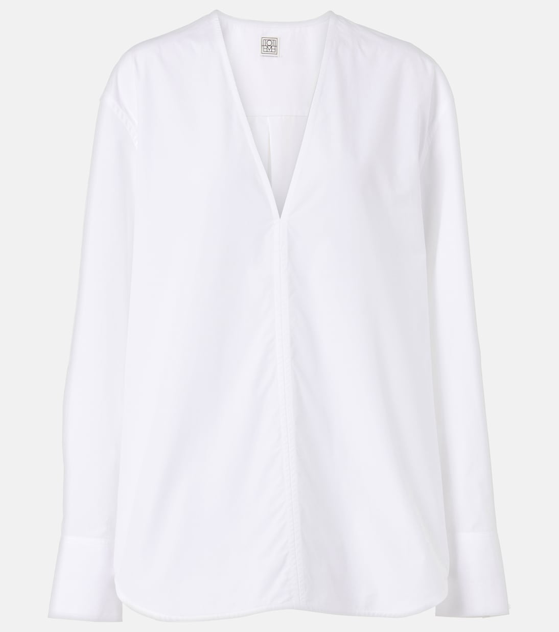 Blouse en popeline de coton | Toteme