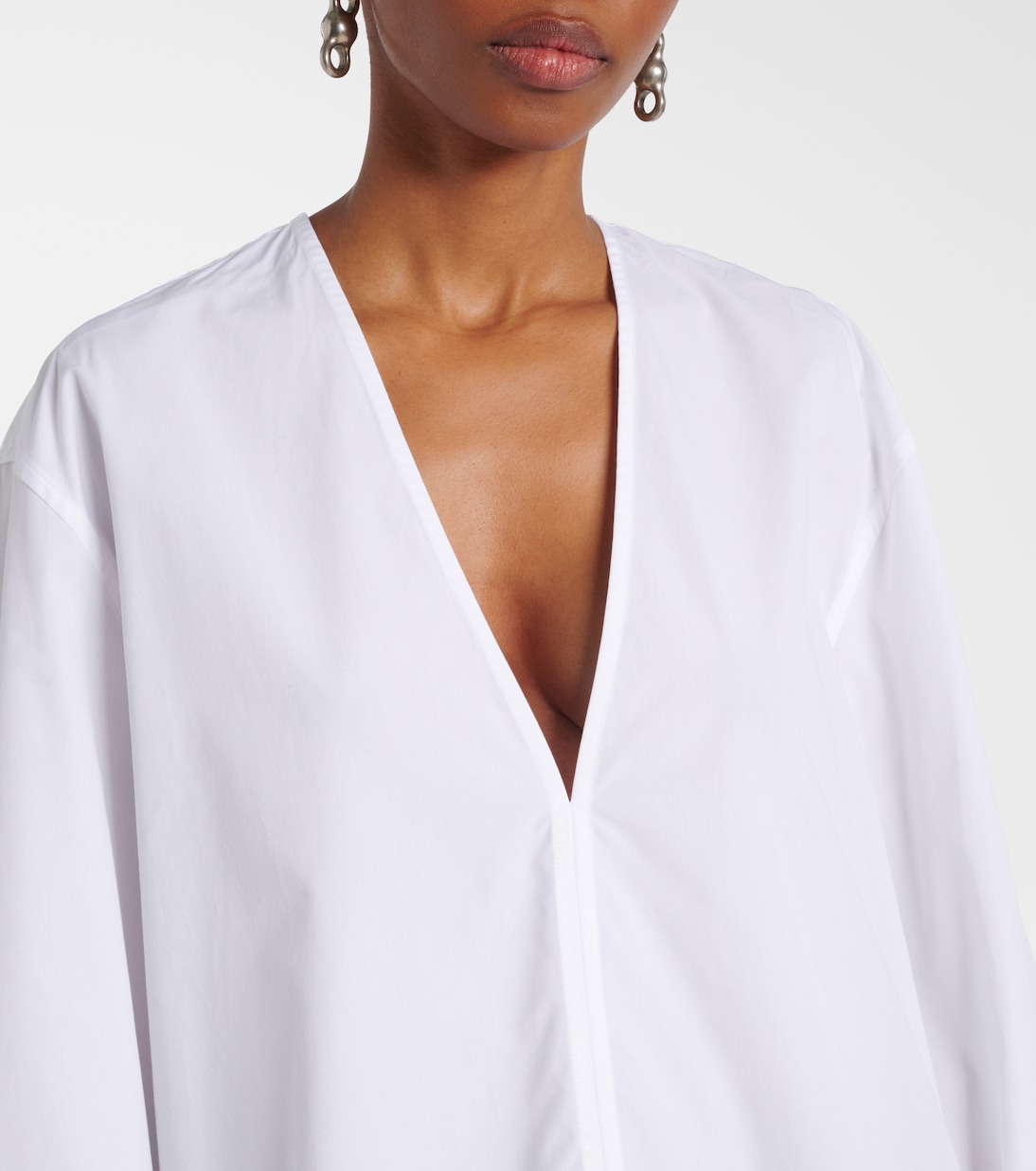 Blouse en popeline de coton | Toteme
