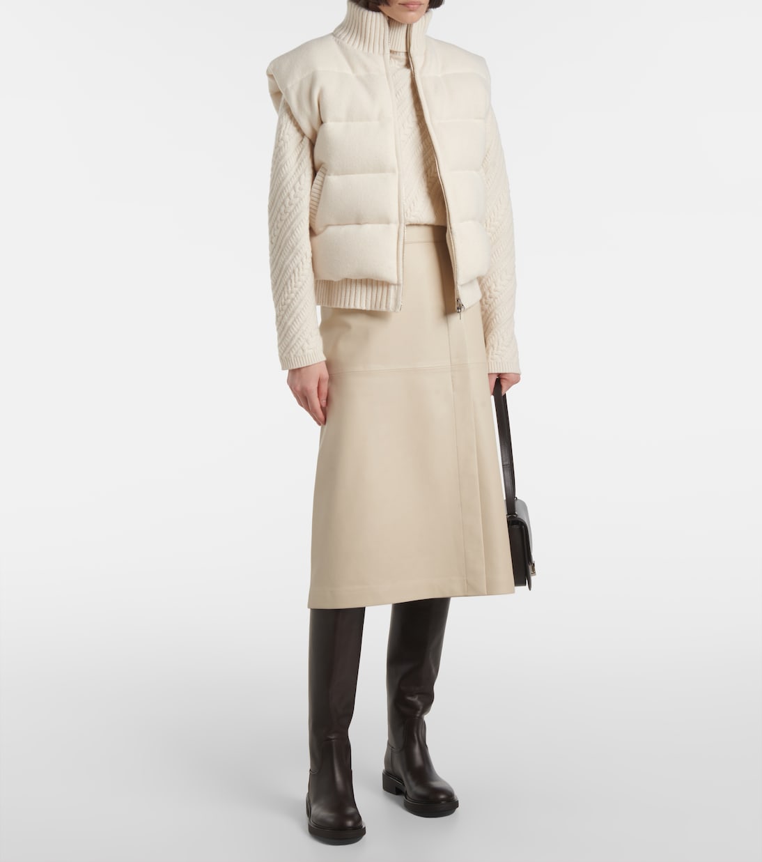Cable-knit wool turtleneck sweater | Joseph