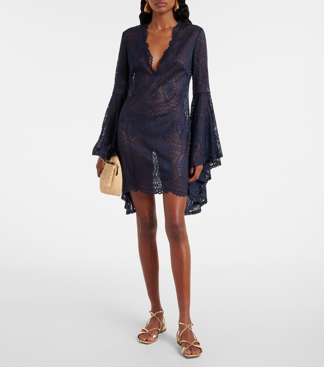 Robe de plage Kara en dentelle | Alexandra Miro