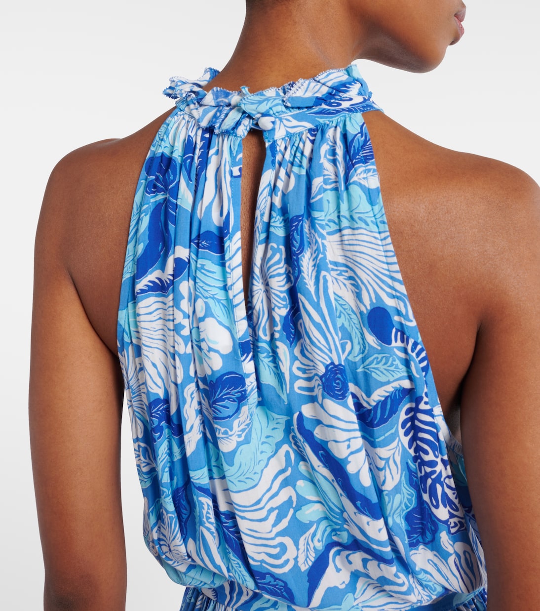 Bedrucktes Maxikleid Bianca | Poupette St Barth