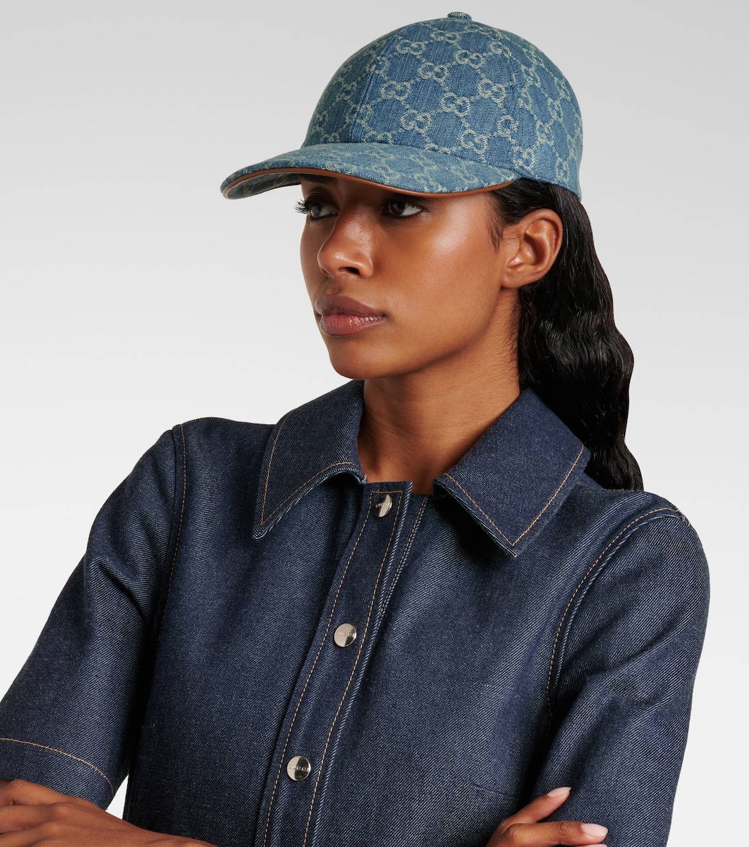 Gorra de lona GG de algodón | Gucci